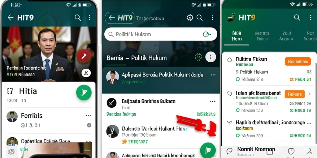 Tampilan antarmuka aplikasi HIT9 yang informatif dan mudah digunakan.
